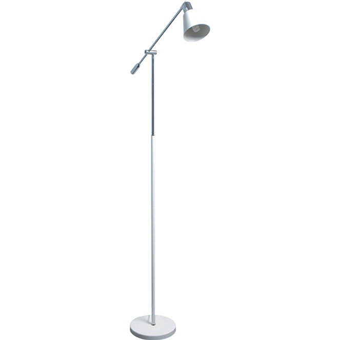 Lámpara de pie Setubal LUMIT blanca, diseño estilizado, referencia 023249001