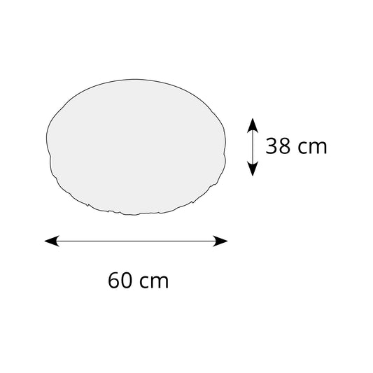 Plafón LED Gloria 60 cm Cromo LUMIT Interlusa instalada en ambiente decorativo de salón o dormitorio | Interlusa