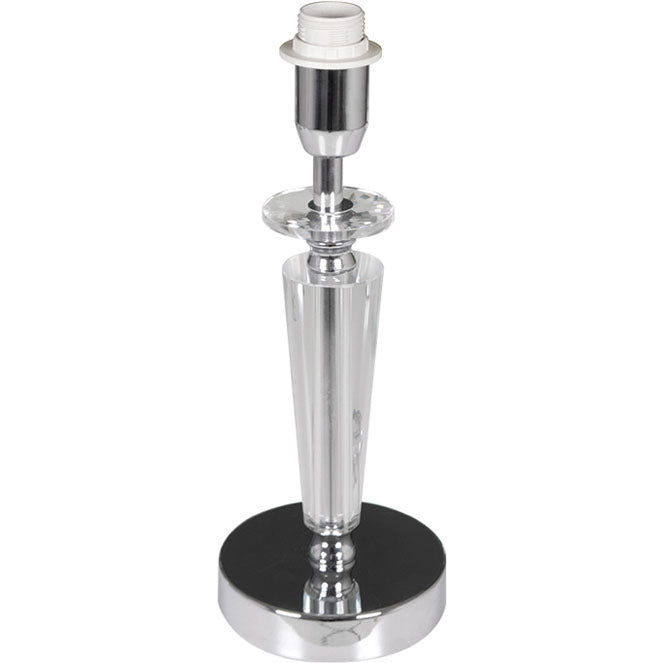 Base para Sobremesa ASPEN 29 cm Cromo Interlusa - Vista frontal principal en fondo blanco | LuzGurú