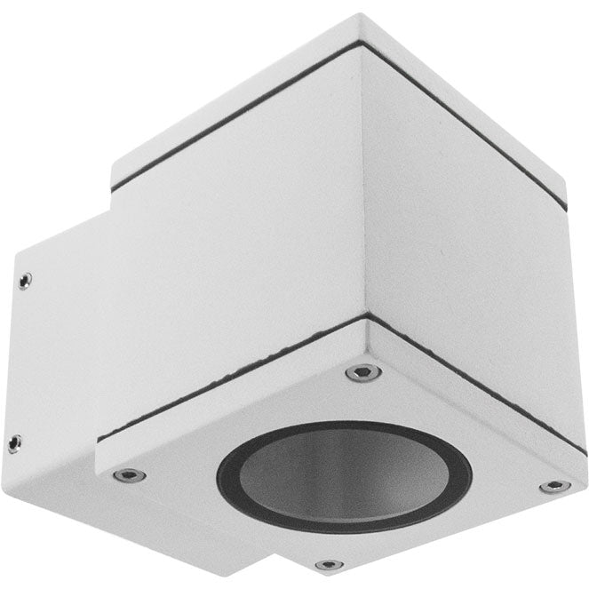 Hooke Aplique Exterior Blanco LUMIT 065360101 para iluminación de fachadas.