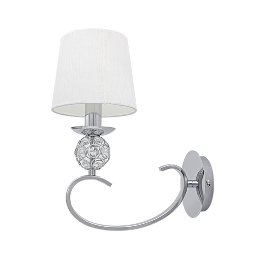 Aplique Ordoñez fabricado en Metal/Cristal color Cromo