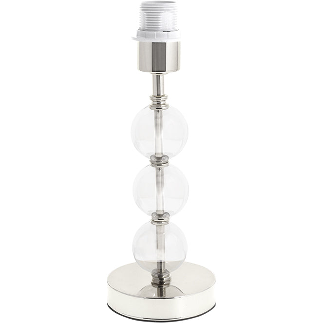 Base para Sobremesa ALVOR 33 cm Cromo Interlusa - Vista frontal principal en fondo blanco | LuzGurú
