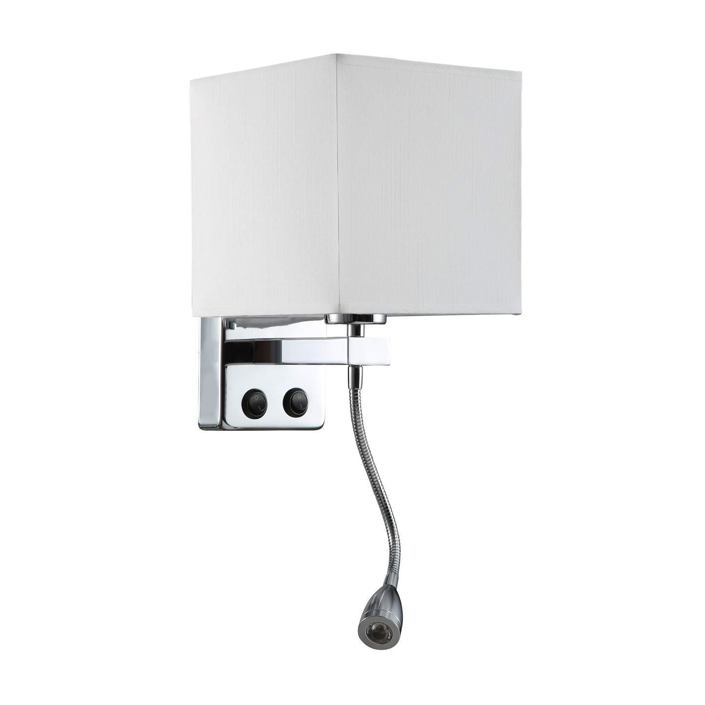 Aplique con lector LED orientable Stephen para una lectura confortable