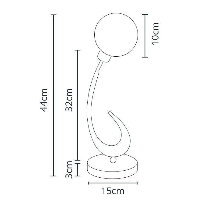 Lámpara de Sobremesa VITA 44 cm Cuero y Cristal Transparente LUMIT Interlusa instalada en ambiente decorativo de salón o dormitorio | Interlusa