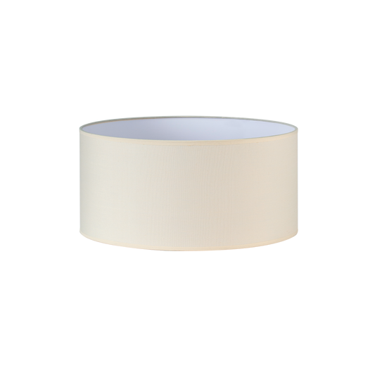 Pantalla Dori fabricada en textil popelín color beige, ideal para iluminar tu hogar
