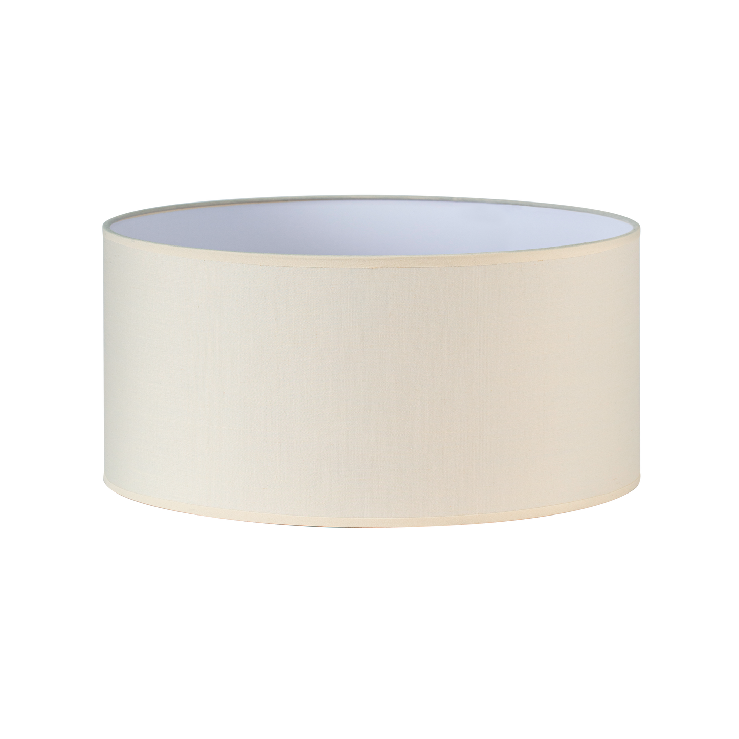 Pantalla Dori fabricada en textil popelín color beige para lámpara M10