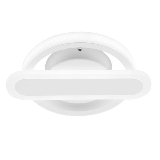 Plafón LED Elma Blanco 26W de Fabrilamp, diseño moderno y elegante para tu hogar.