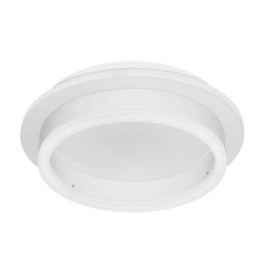 Plafón LED Elma Blanco 30W de Fabrilamp, diseño moderno y elegante para tu hogar. luzguru.com