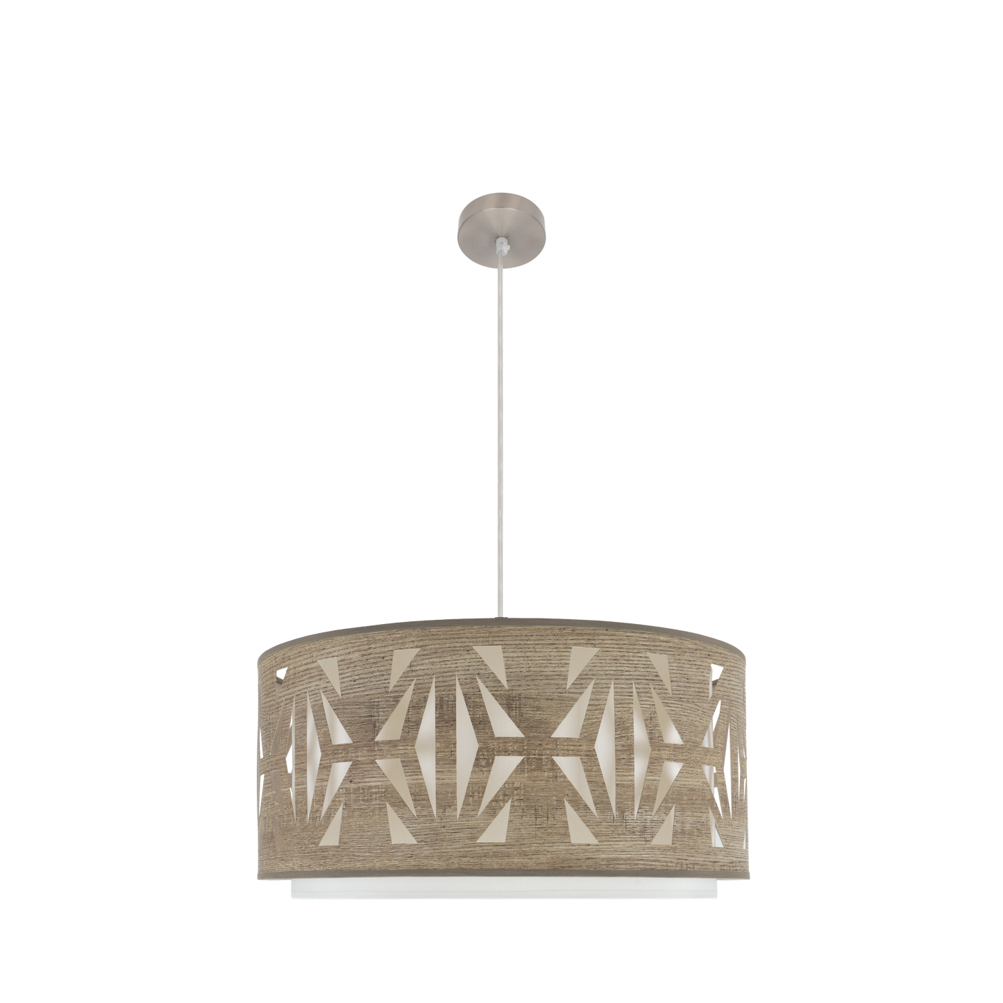 Lámpara colgante con altura regulable ideal para crear ambiente acogedor