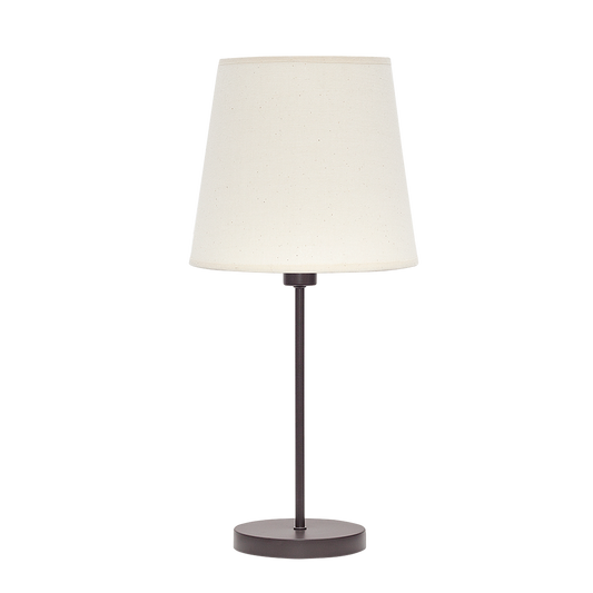 Lámpara Maldivas fabricada en metal color marrón y textil color Sancho