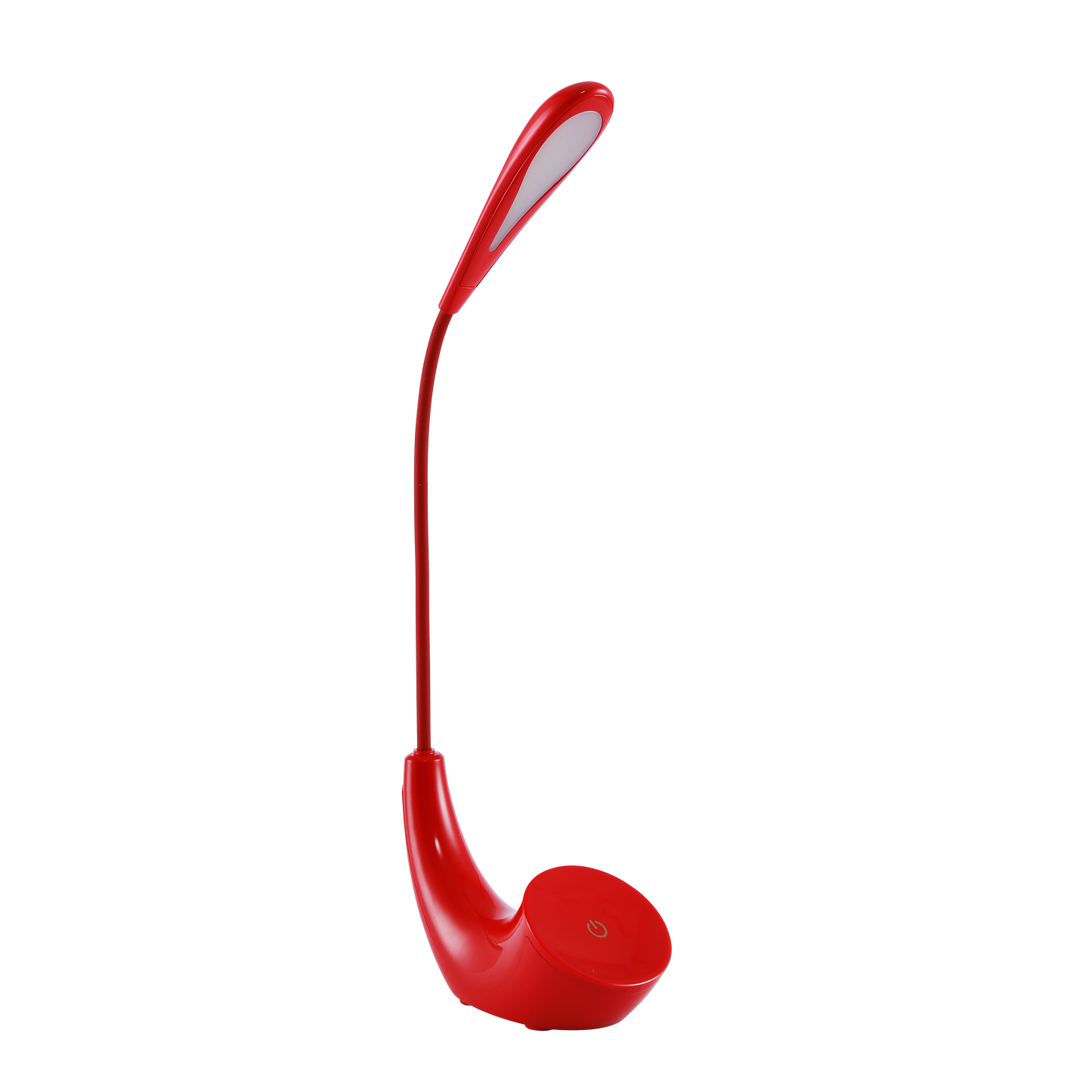 Lámpara Ancla fabricada en metal y ABS color rojo, ideal para iluminar tu mesa de noche con estilo