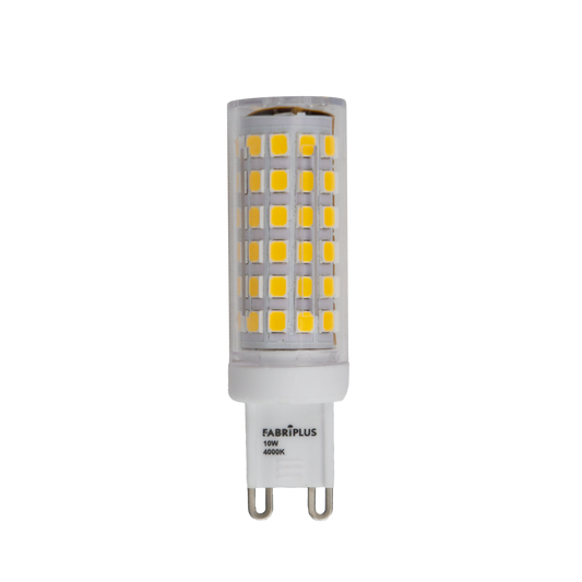 Bombilla LED G9 10W 4000K Abrila 1000lm - Fabrilamp - Vista frontal