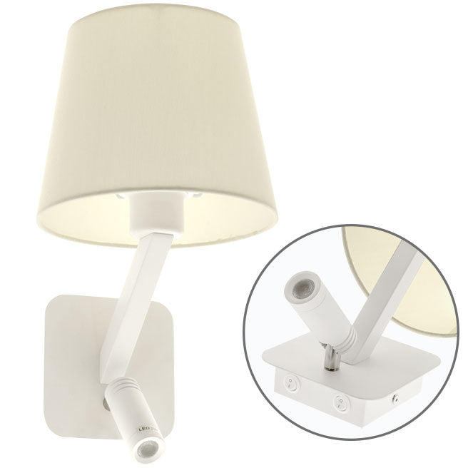 ABBY Aplique de Pared con Lector LUMIT para Hotel, Ref. 107960101