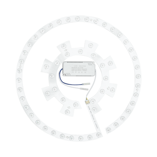 Kit de luz y driver para ventiladores Bayomo, IBE, Criador, Auger, Dani, Biliki, Kaus, Tracia, Esparta, Matanuska. 72W, 6120 lúmenes.