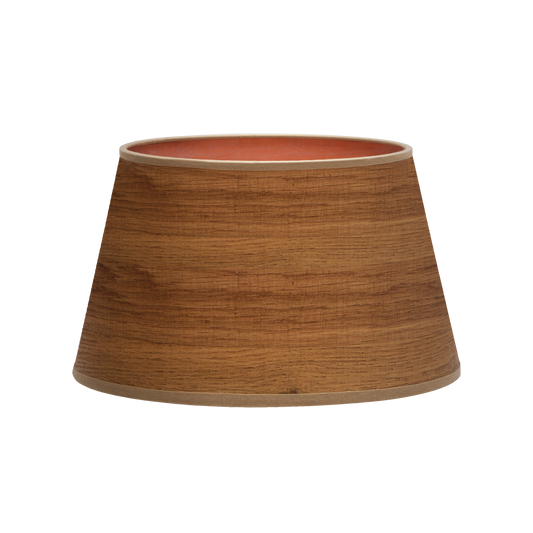 Pantalla Salma fabricada en Textil color Madera Oscura