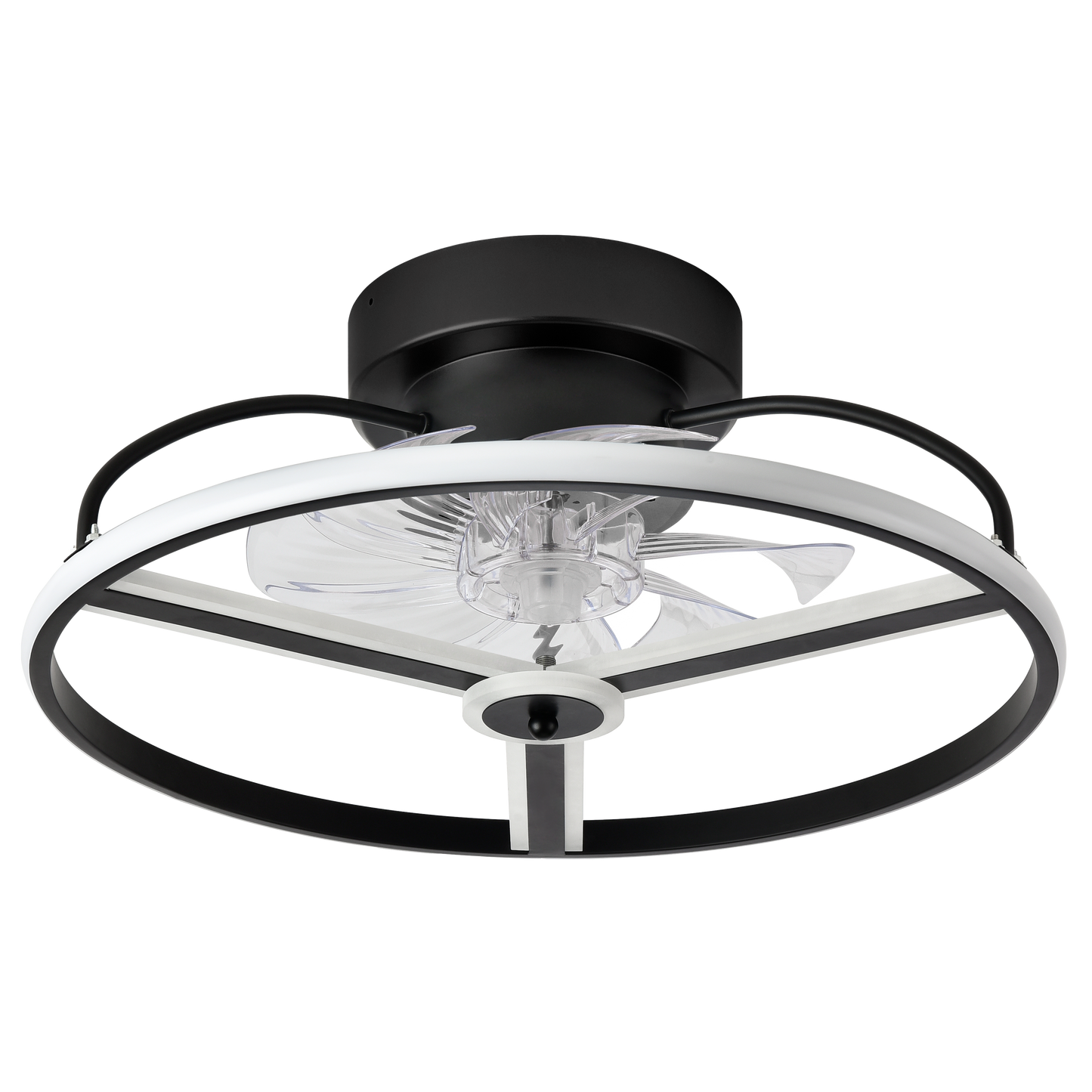 Ventilador de techo moderno con 3 temperaturas de luz ideal para interior