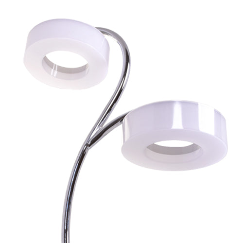 Lámpara Tokio fabricada en metal color cromo