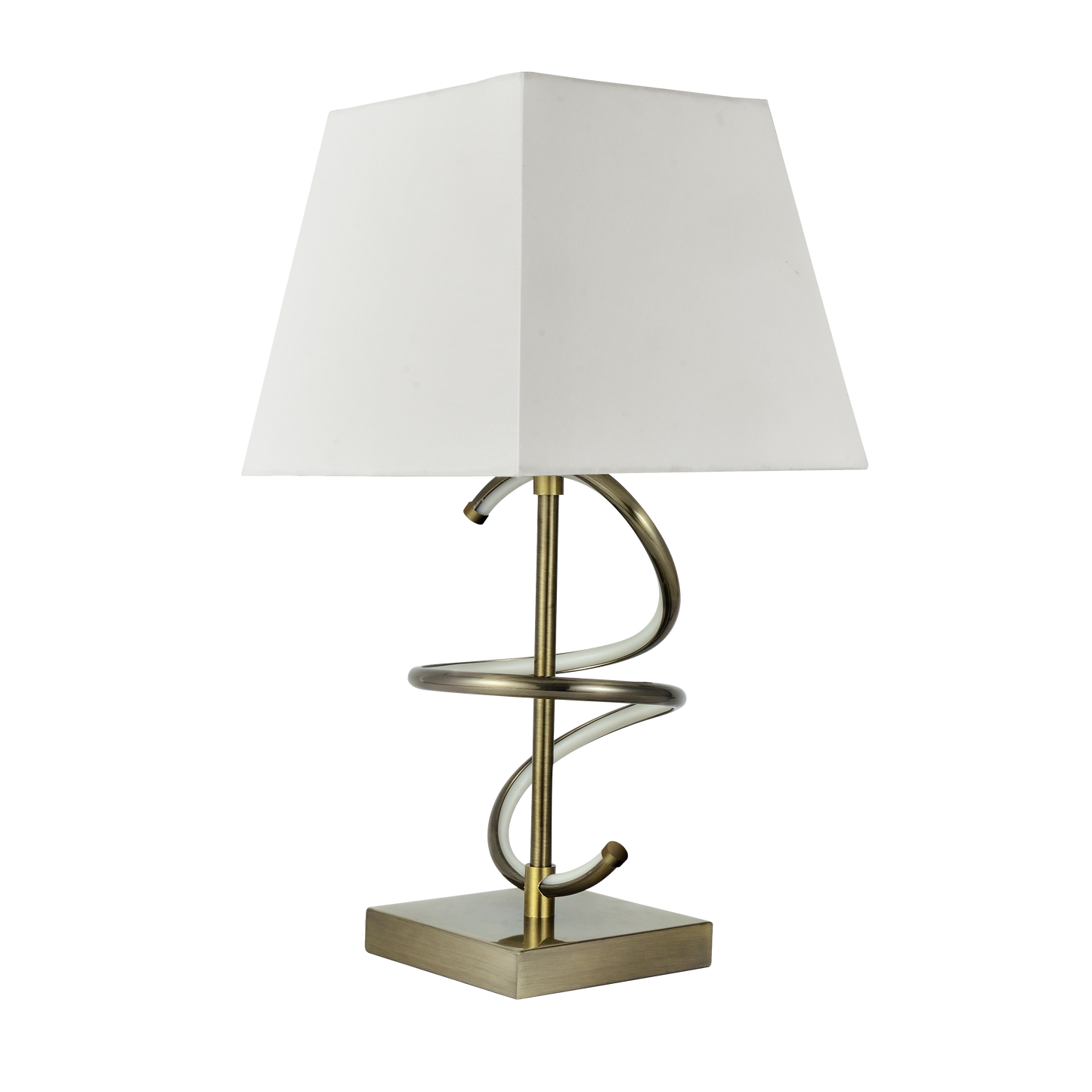 Lámpara de mesa con LED integrado de 8W y luz natural, ideal para el dormitorio