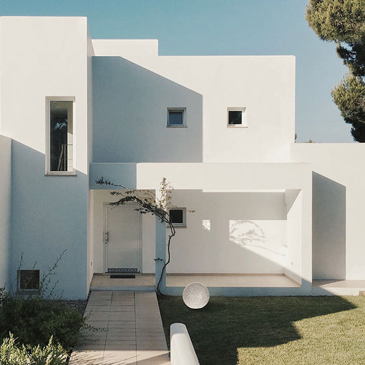 Lámpara BONINA fabricada en Polietileno color Blanco para exterior