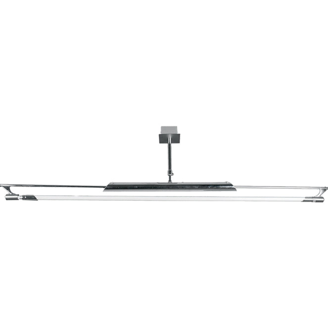 Lámpara de Techo ALFORSITA 130 cm Cromo Interlusa - Vista frontal principal en fondo blanco | LuzGurú