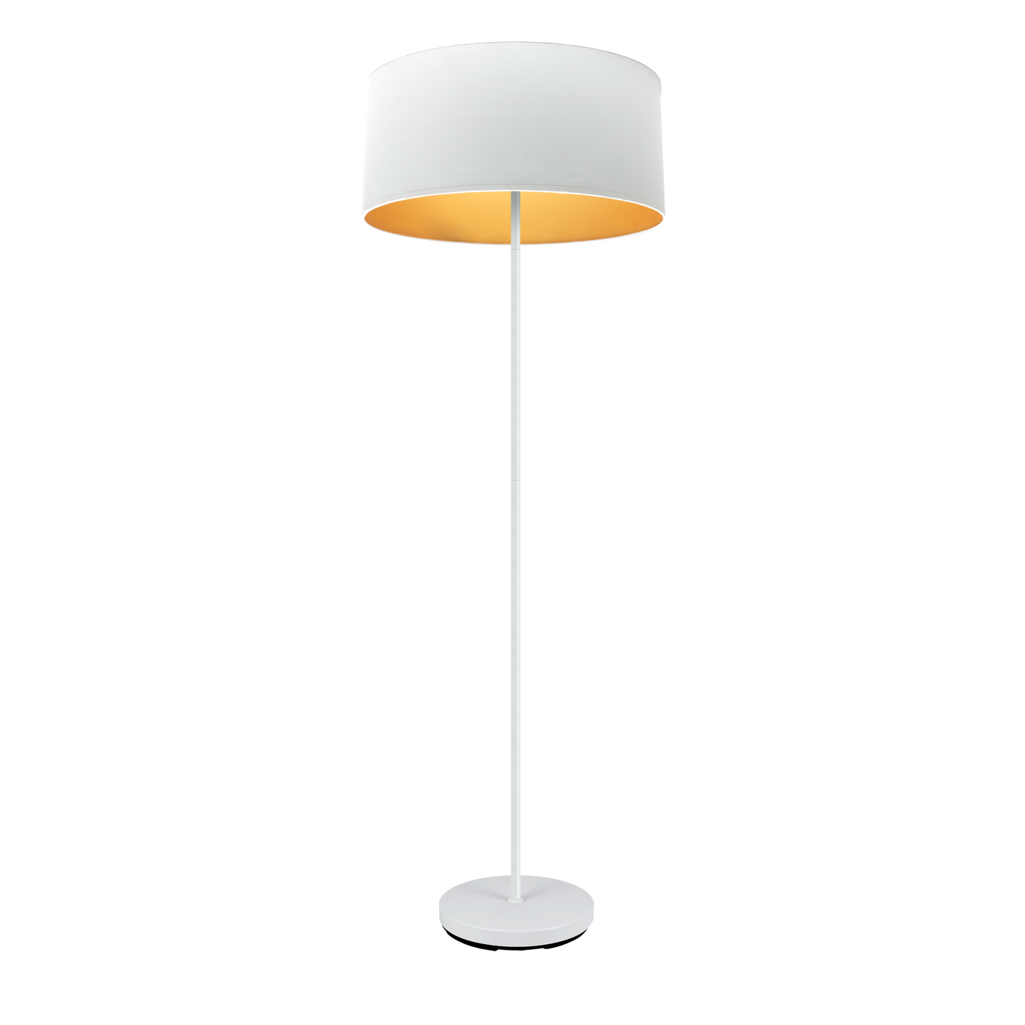 Lámpara de pie con portalámparas E27 para luz difusa, ideal para crear ambiente.