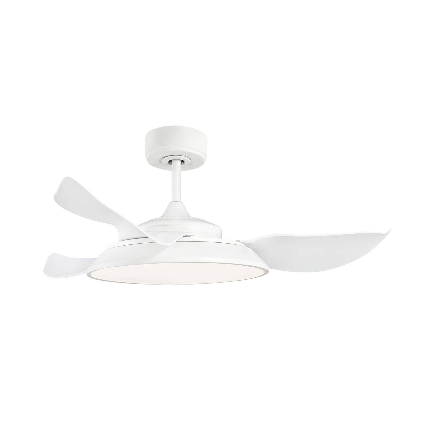 Ventilador techo moderno con luz LED multitemperatura ideal para salones y dormitorios