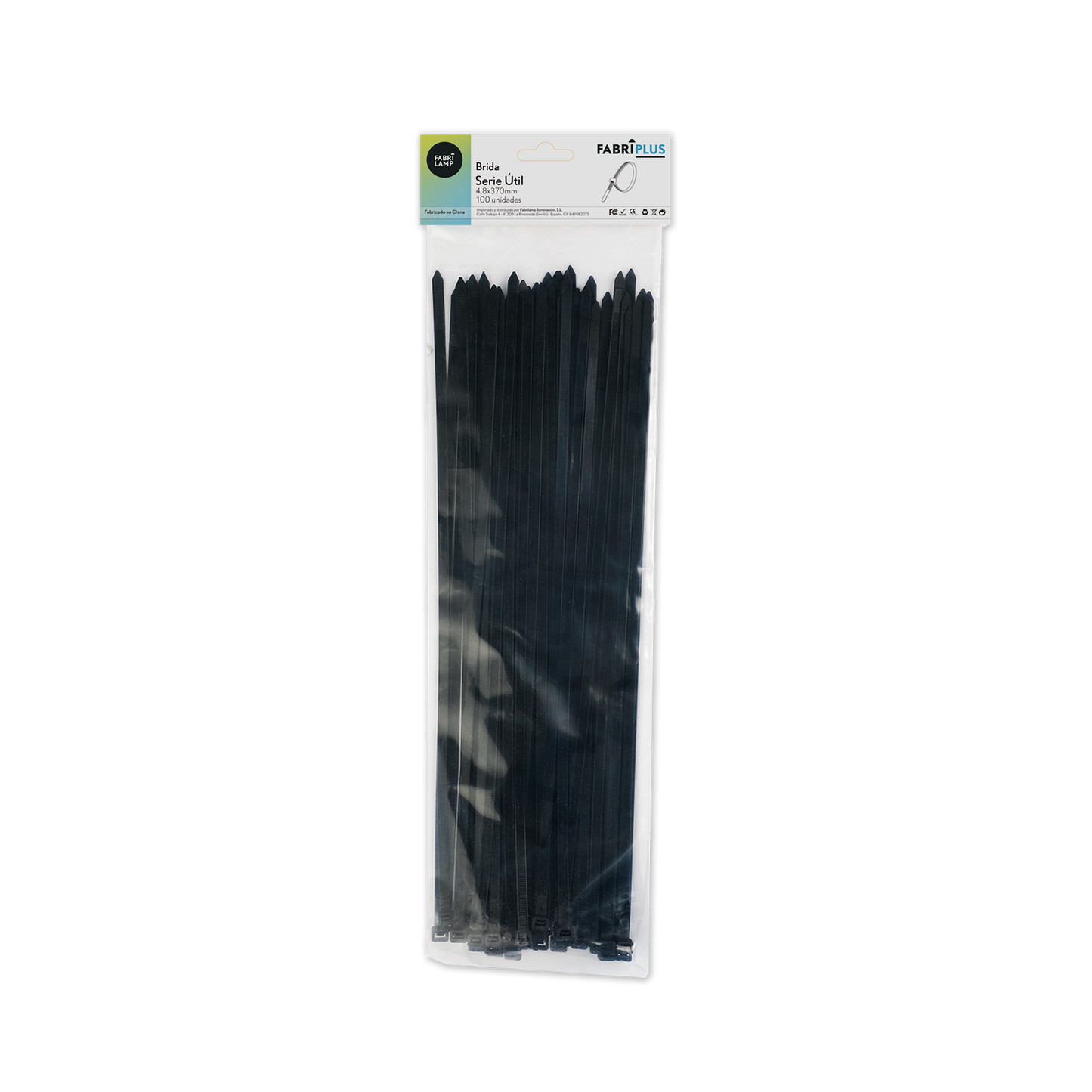 Bridas de nylon 66 para agrupar cables y tuberías, solución ideal para interiores y exteriores en ferretería