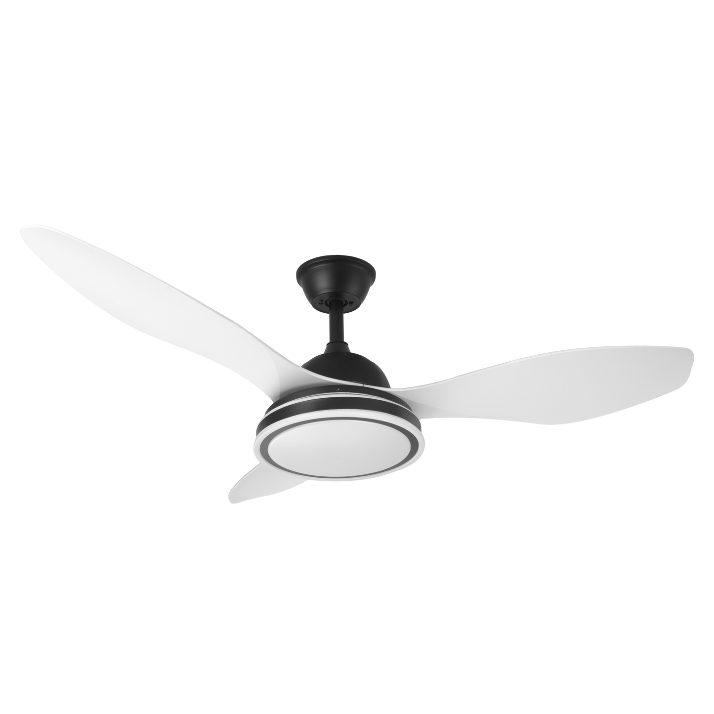 Ventilador techo DATOO negro y blanco para interior doméstico con diseño moderno