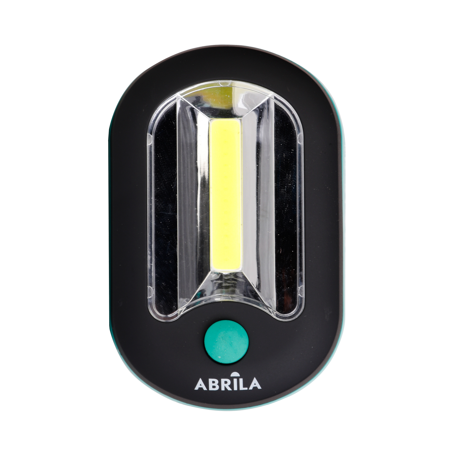 Linterna LED COB FLASH Fabrilamp Negro/Verde con gancho e imán