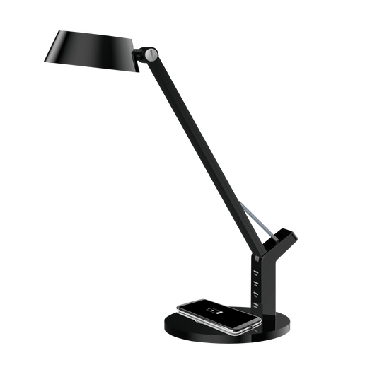 Flexo Soroya fabricado en ABS color Negro, ideal para escritorio