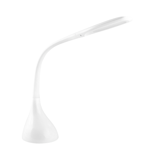 Flexo Rilke Blanc 8w LED de Fabrilamp, diseño moderno y elegante, ideal para escritorio.