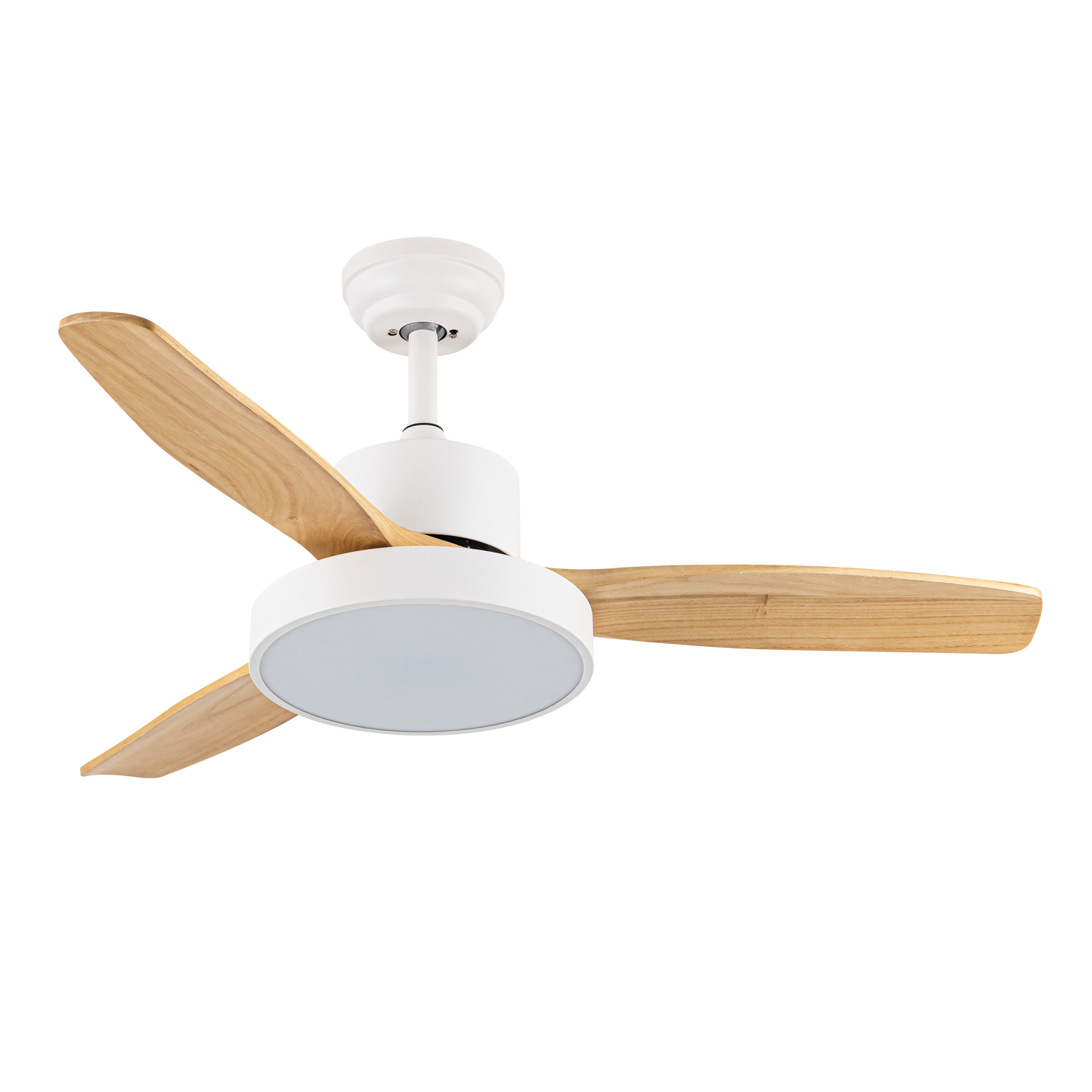 Elegante ventilador de techo con luz LED para salón