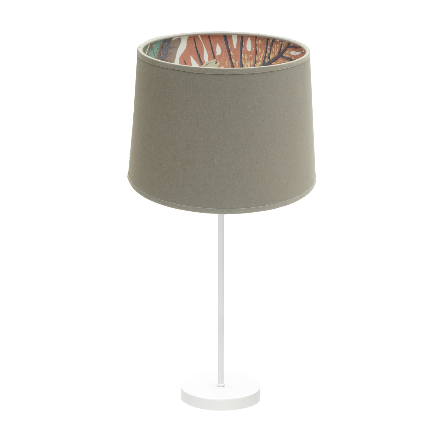 Lámpara de sobremesa con luz difusa general ideal para dormitorio