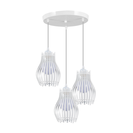Lámpara de techo Ragusa fabricada en Metal color Blanco