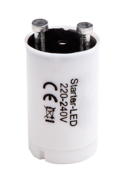 Cebador LED fabricado en Policarbonato color Blanco/Negro para bombillas LED