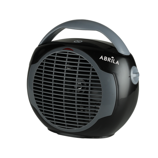 Termoventilador Llama fabricado en Metal color Negro/Gris