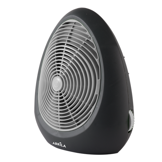 Termoventilador Perugia fabricado en Metal color Negro/Gris. Ideal para interiores.