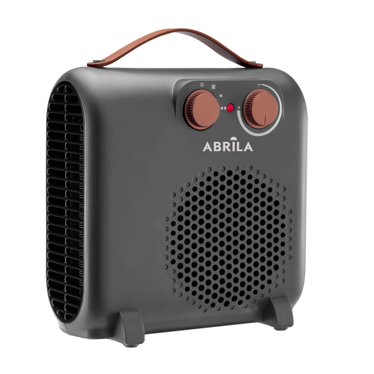 Termoventilador Tundra fabricado en Policarbonato color Gris y Marrón para calentar tu hogar