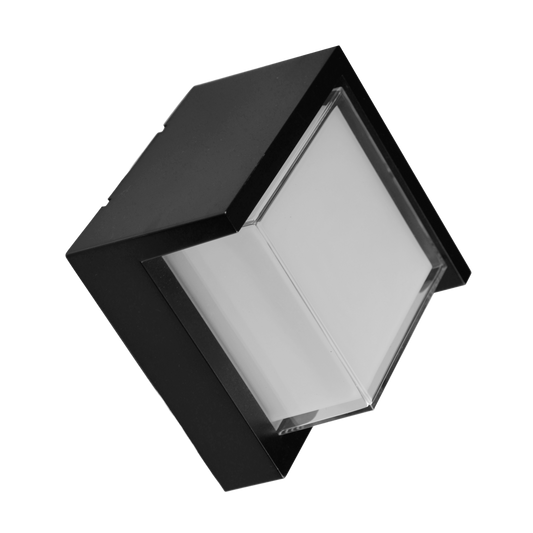 Aplique Anoa fabricado en ABS color Negro con IP65