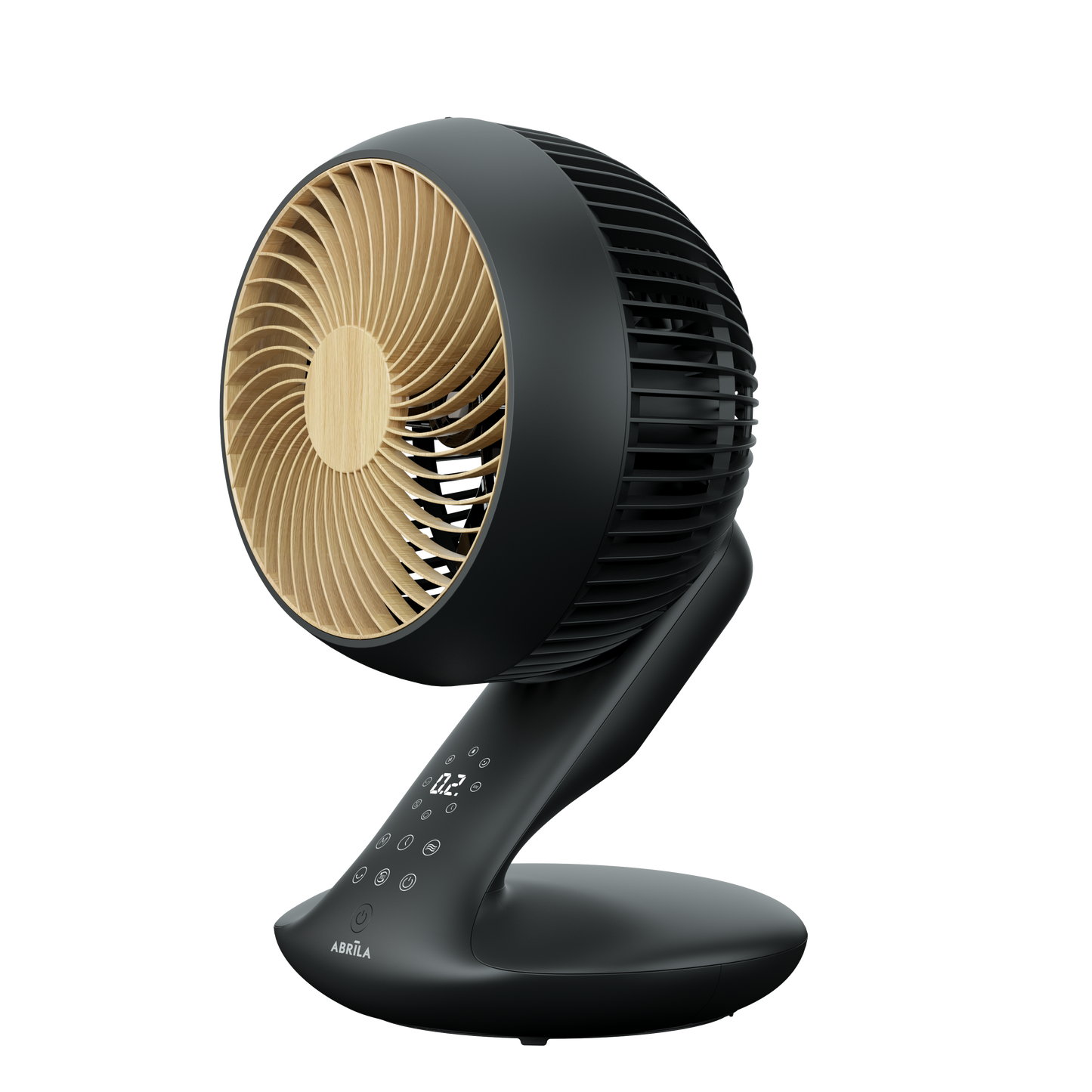 Ventilador de sobremesa Miera con control remoto ideal para el salón