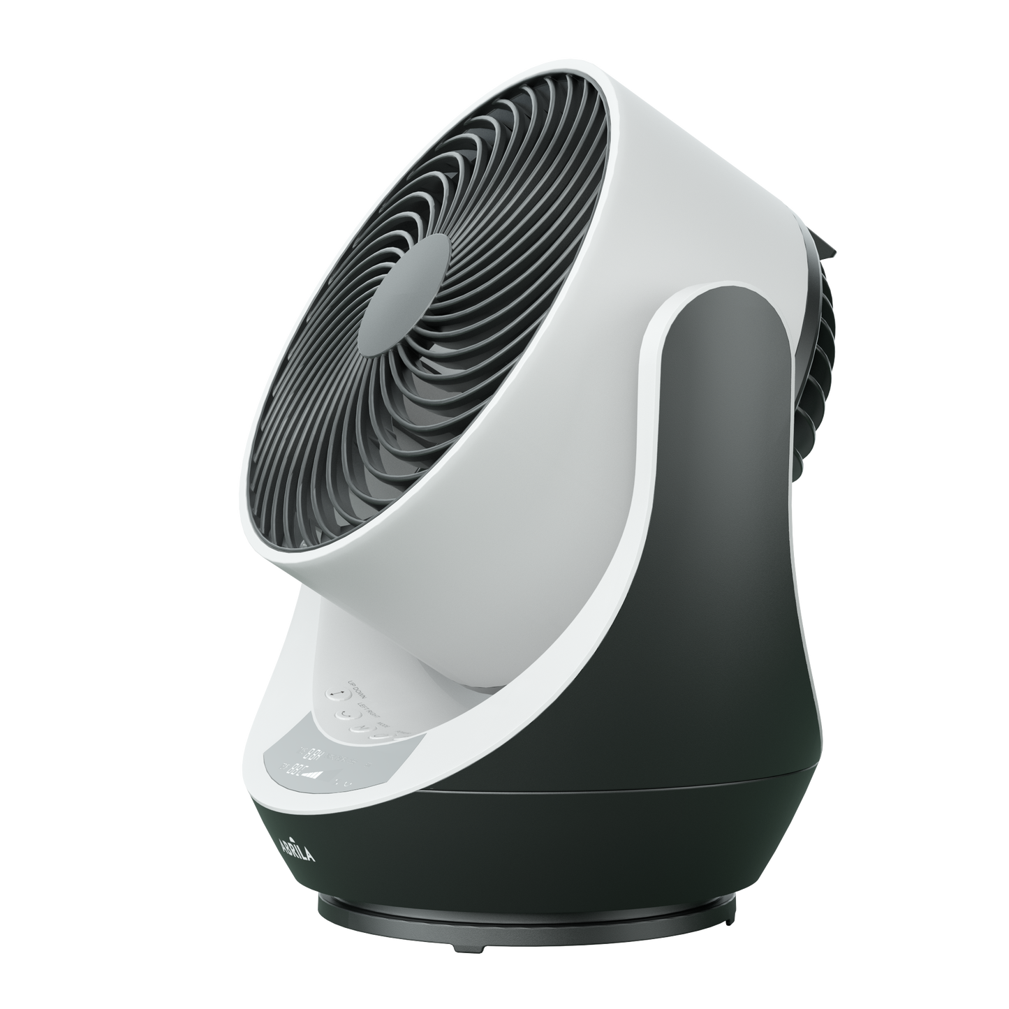 Moderno ventilador de sobremesa con mando a distancia ideal para el salón