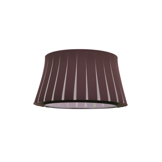 Pantalla colgante marrón serie TRIPODE 35cm, diseño cónico abierto, ideal para interiores.