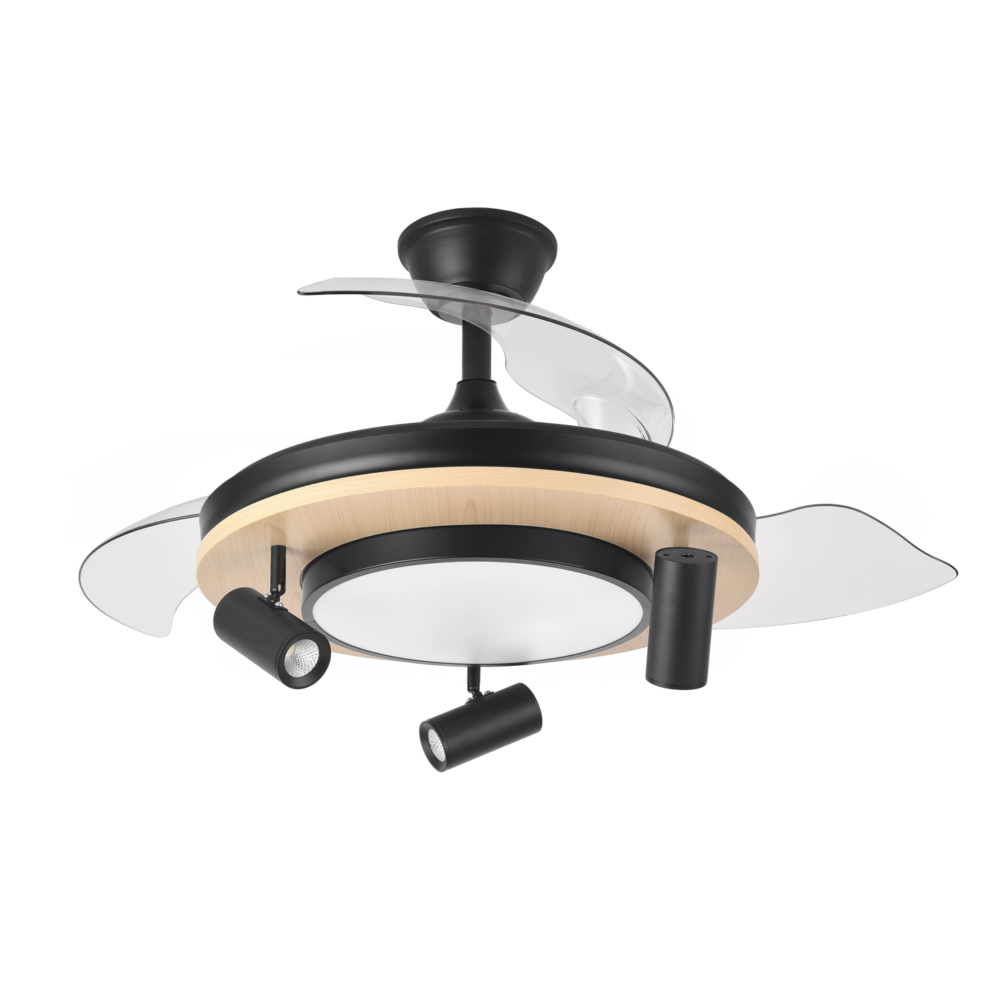 Ventilador de techo con luz LED para una iluminación óptima