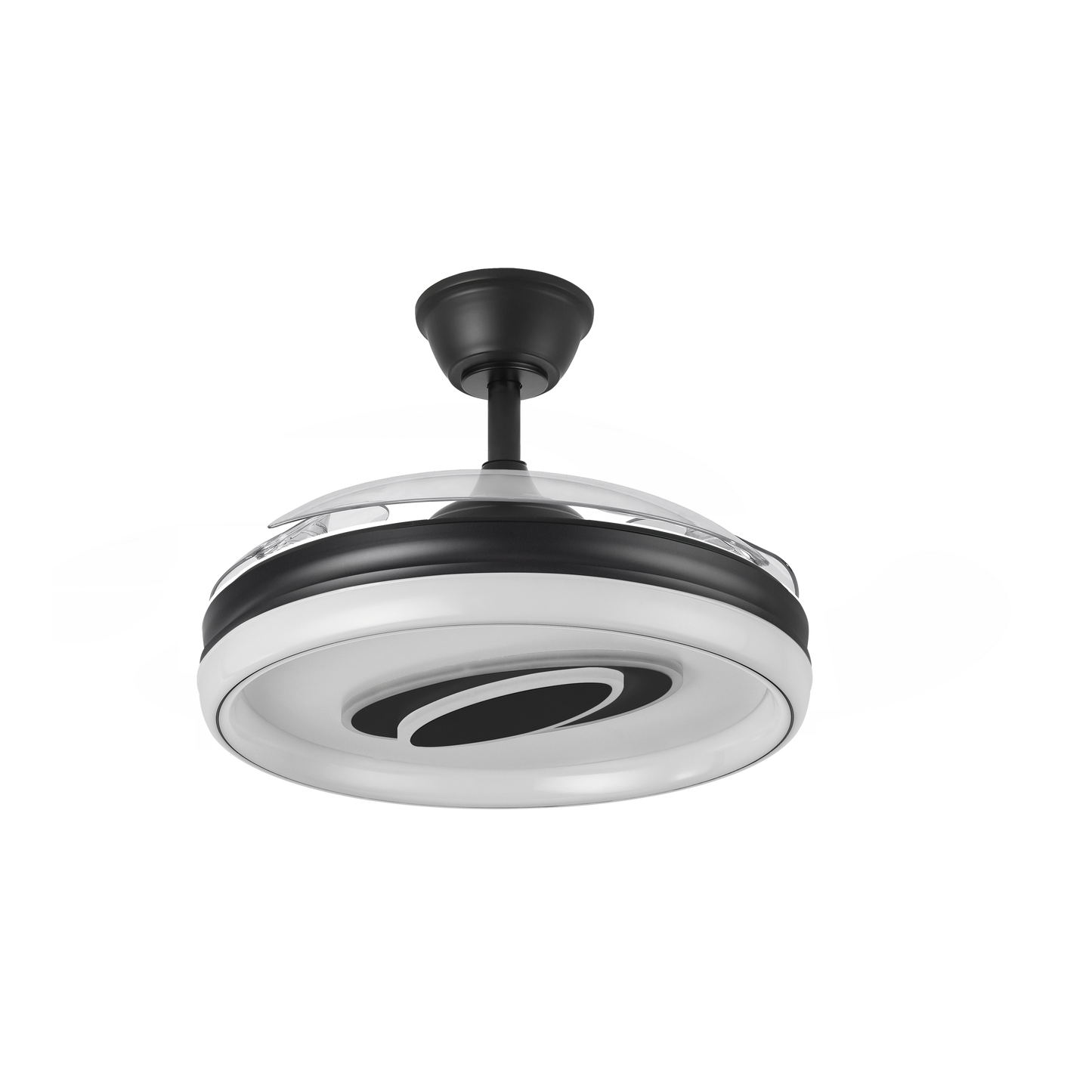 Sofisticado ventilador de techo con control remoto ideal para sala de estar