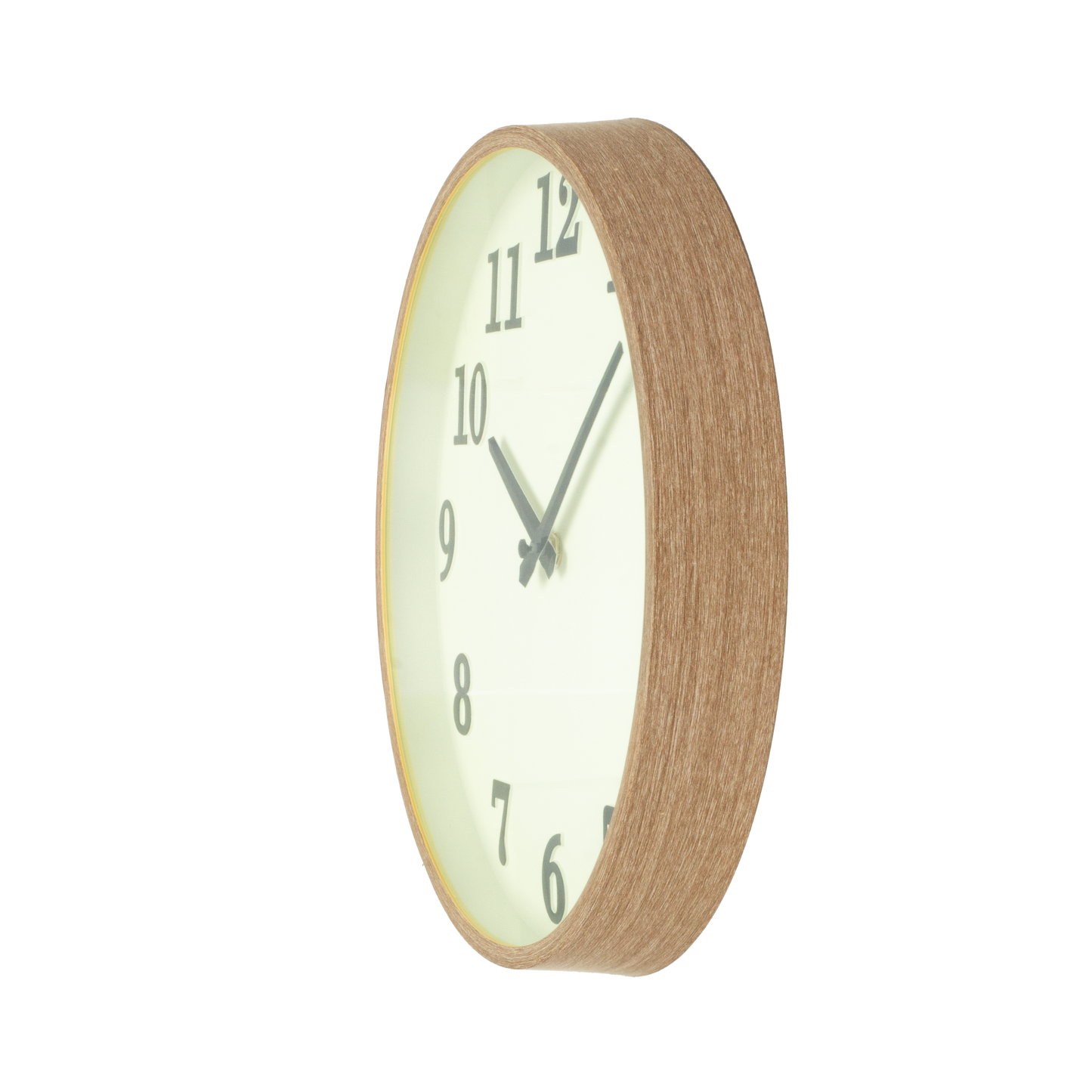 Reloj de pared con movimiento continuo para un ambiente tranquilo