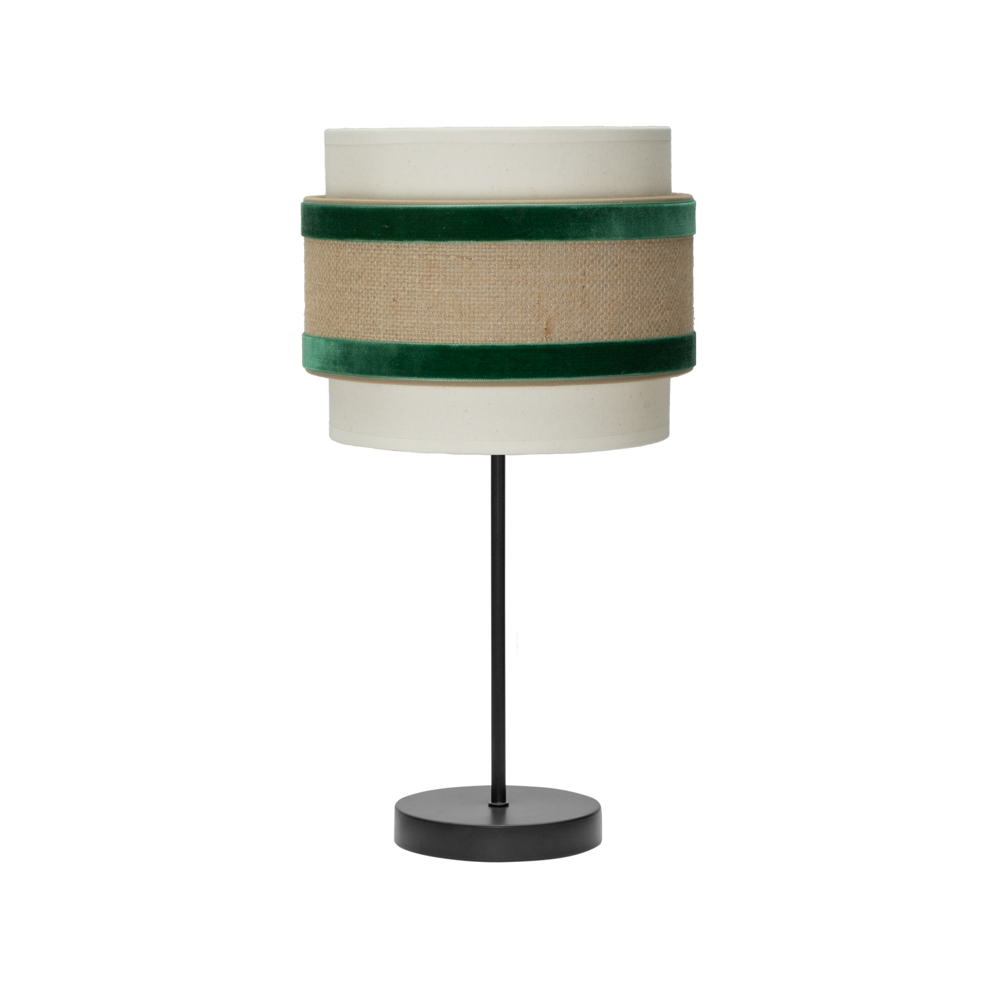 Cornalina fabricada en Metal y Textil color Beis/Verde