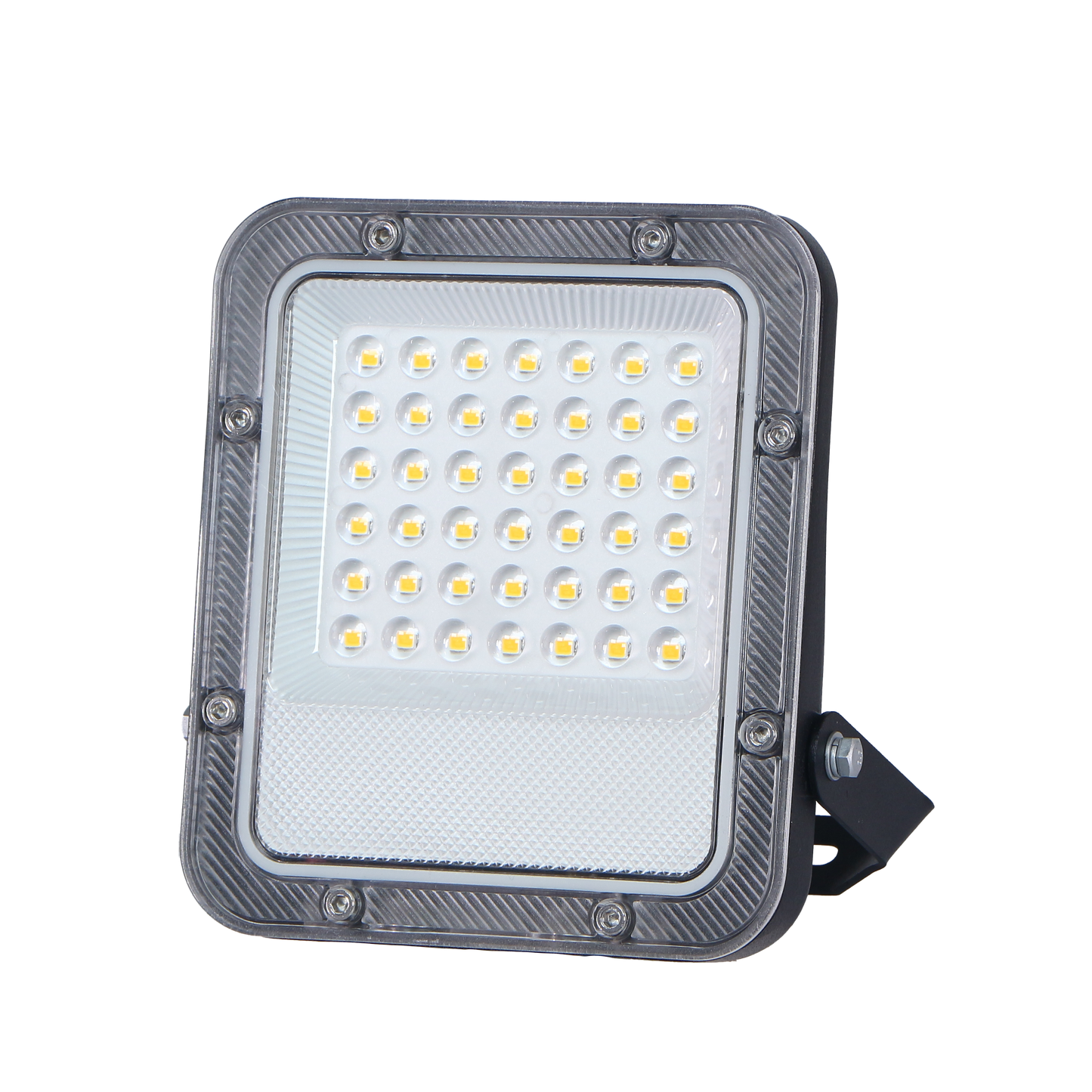 Proyector Impulso fabricado en aluminio color negro, ideal para jardines y fachadas