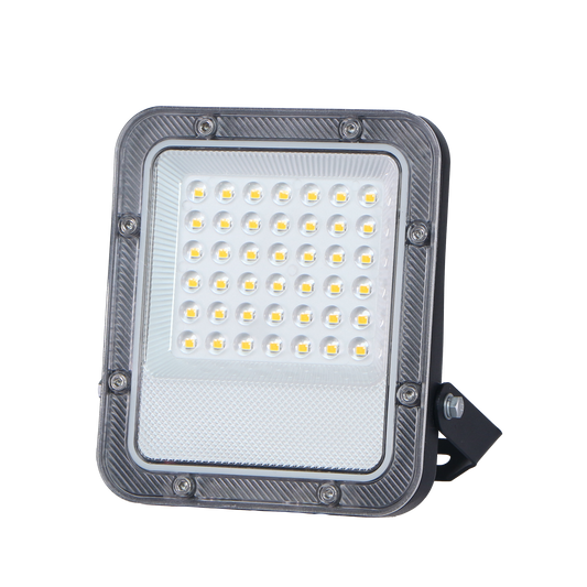 Proyector Impulso fabricado en aluminio color negro, ideal para jardines y fachadas