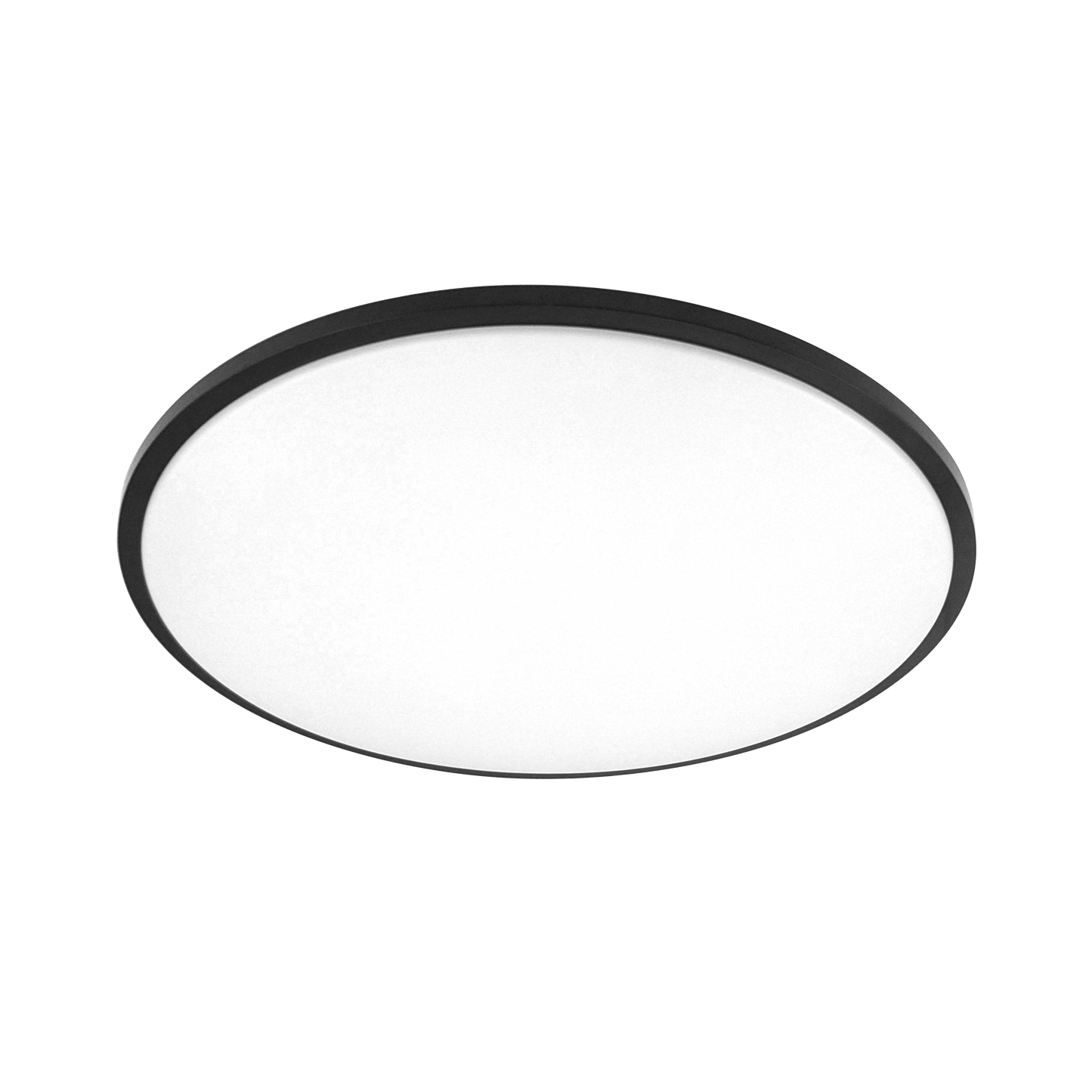 Plafón EGLON fabricado en metal color blanco y negro
