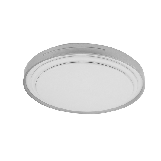 Plafón Argus fabricado en Metal color Blanco y Plata
